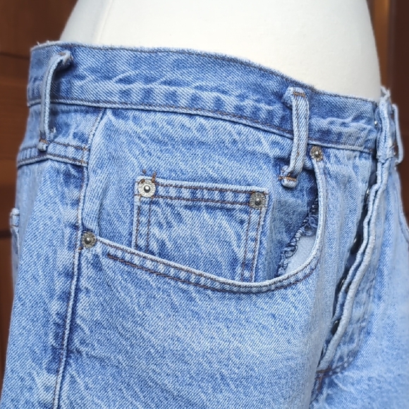 GUESS x Georges Marciano Women's Blue Jean Shorts - Picture 7 of 8